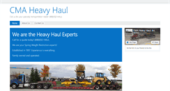 Desktop Screenshot of cmaheavyhaul.com